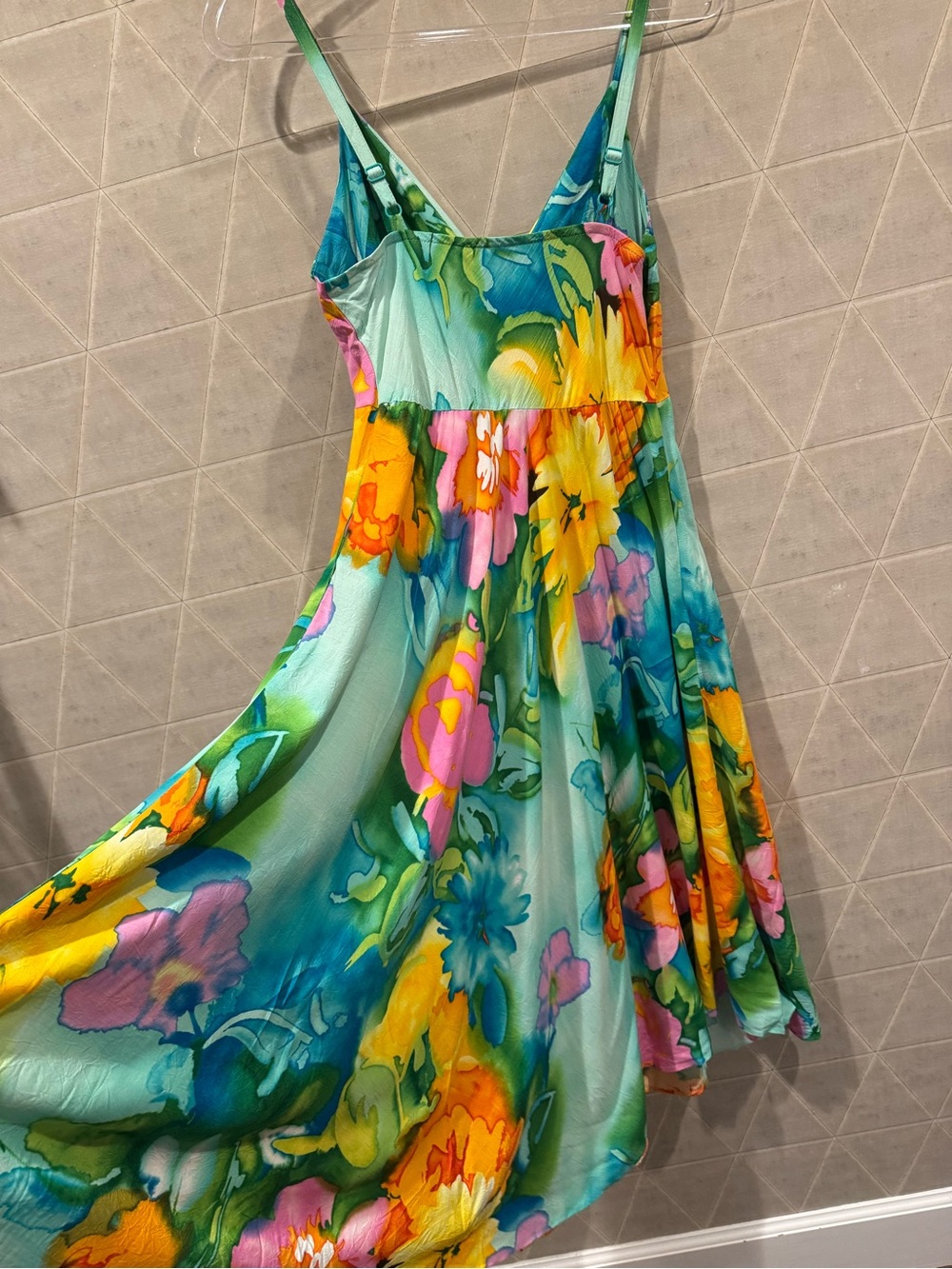 JAMS WORLD Hawaii Dress Tropical Floral Dreamland Sleeveless M - Picture 4 of 9